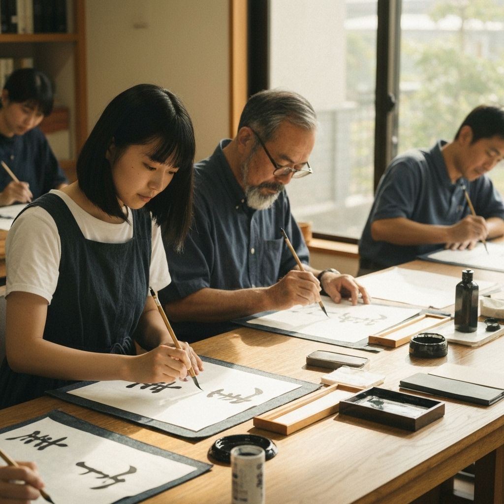 日本书法工作坊